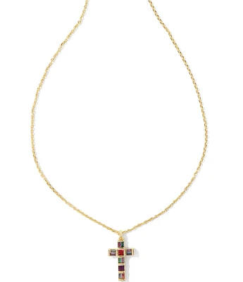 Kendra Scott Gracie Cross Short Pendant Necklace