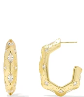 Kendra Scott Holland Rhinestone Hoop Earrings