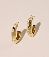 Kendra Scott Holland Rhinestone Hoop Earrings