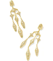 Kendra Scott Holland Statement Chandelier Rhinestone Earrings