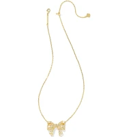 Kendra Scott Krista Bow Short Pendant Necklace