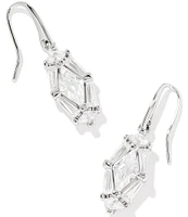 Kendra Scott Lindy Rae Silver Crystal Drop Earrings