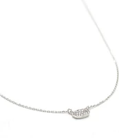 Kendra Scott Marisa Pendant Necklace In White Diamond And 14K Gold