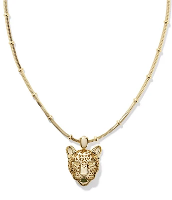 Kendra Scott Maura Vintage Jaguar Short Pendant Necklace