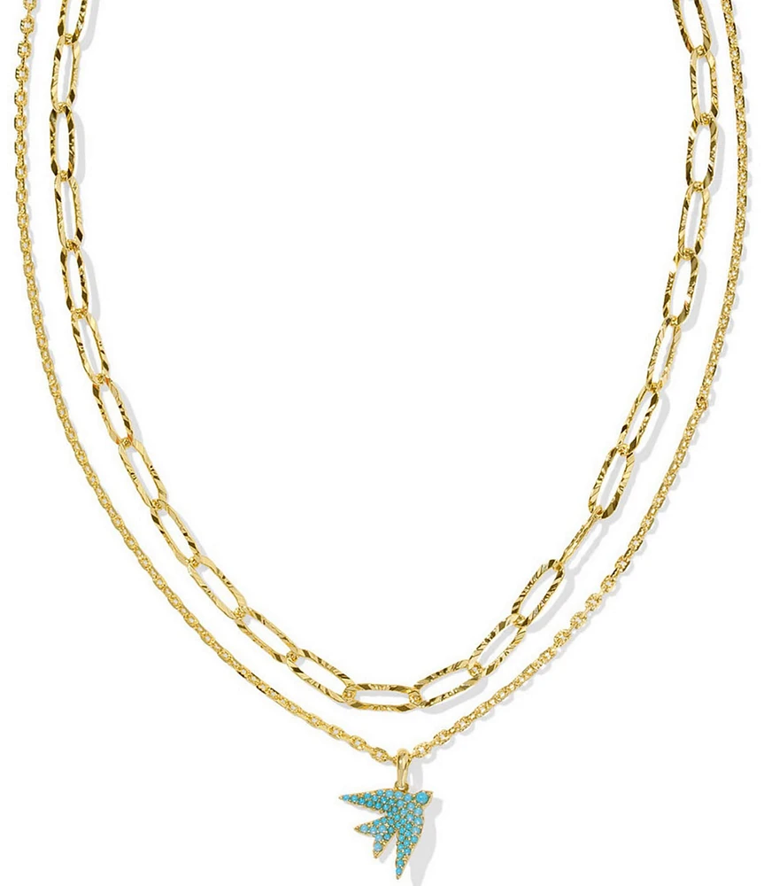 Kendra Scott Melody Bird Short Multi-Strand Necklace