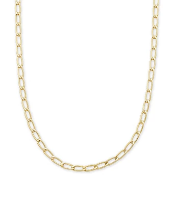 Kendra Scott Merrick Paperclip Chain Necklace