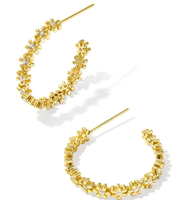 Kendra Scott Nydia Crystal Hoop Earrings