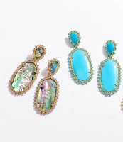 Kendra Scott Parsons Gold Statement Drop Earrings