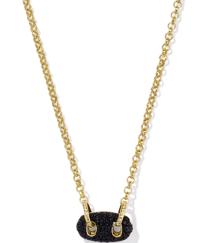 Kendra Scott Bailey Pave Short Pendant Necklace