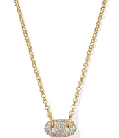 Kendra Scott Bailey Pave Short Pendant Necklace