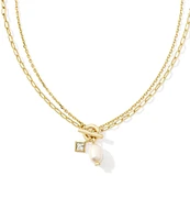 Kendra Scott Eve Pearl Multi Strance Necklace