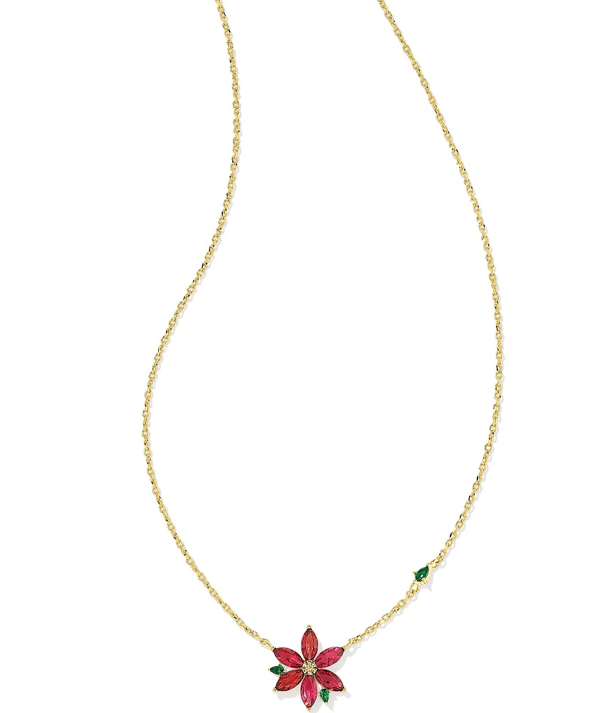 Kendra Scott Poinsettia Short Pendant Necklace