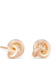 Kendra Scott Presleigh Love Knot Rose Gold Stud Earrings