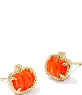 Kendra Scott Pumpkin Stud Earrings