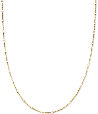 Kendra Scott Single Satellite Mixed Metal Chain Necklace