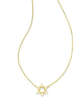 Kendra Scott Star Of David Crystal Short Pendant Necklace