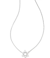 Kendra Scott Star Of David Crystal Short Pendant Necklace