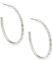 Kendra Scott Crystal Veronica Hoop Earrings