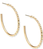 Kendra Scott Crystal Veronica Hoop Earrings