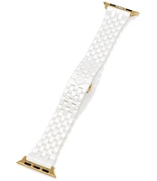 Kendra Scott Women's Alex 5 Link Gold Tone Stainless Steel Bracelet Apple Watch Band