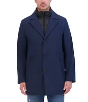 Kenneth Cole New York Rain Tech with Quilted Zip Bib Coat