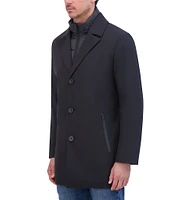 Kenneth Cole New York Rain Tech with Quilted Zip Bib Coat