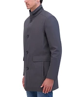 Kenneth Cole New York Soft-Shell Stand-Collar Rain Jacket