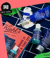 Kiehl's Since 1851 Shave it Off & Take it Off Men's Skincare Gift Set