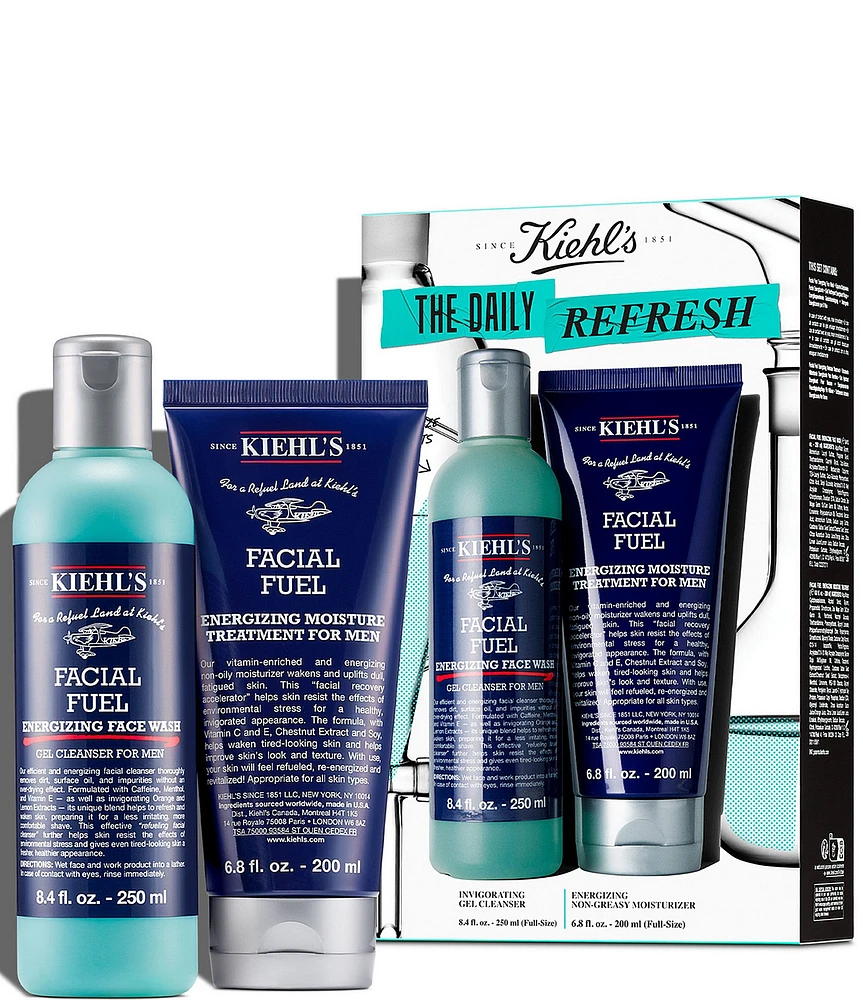 Kiehl's Since 1851 The Daily Refresh Men's Facial Fuel Set