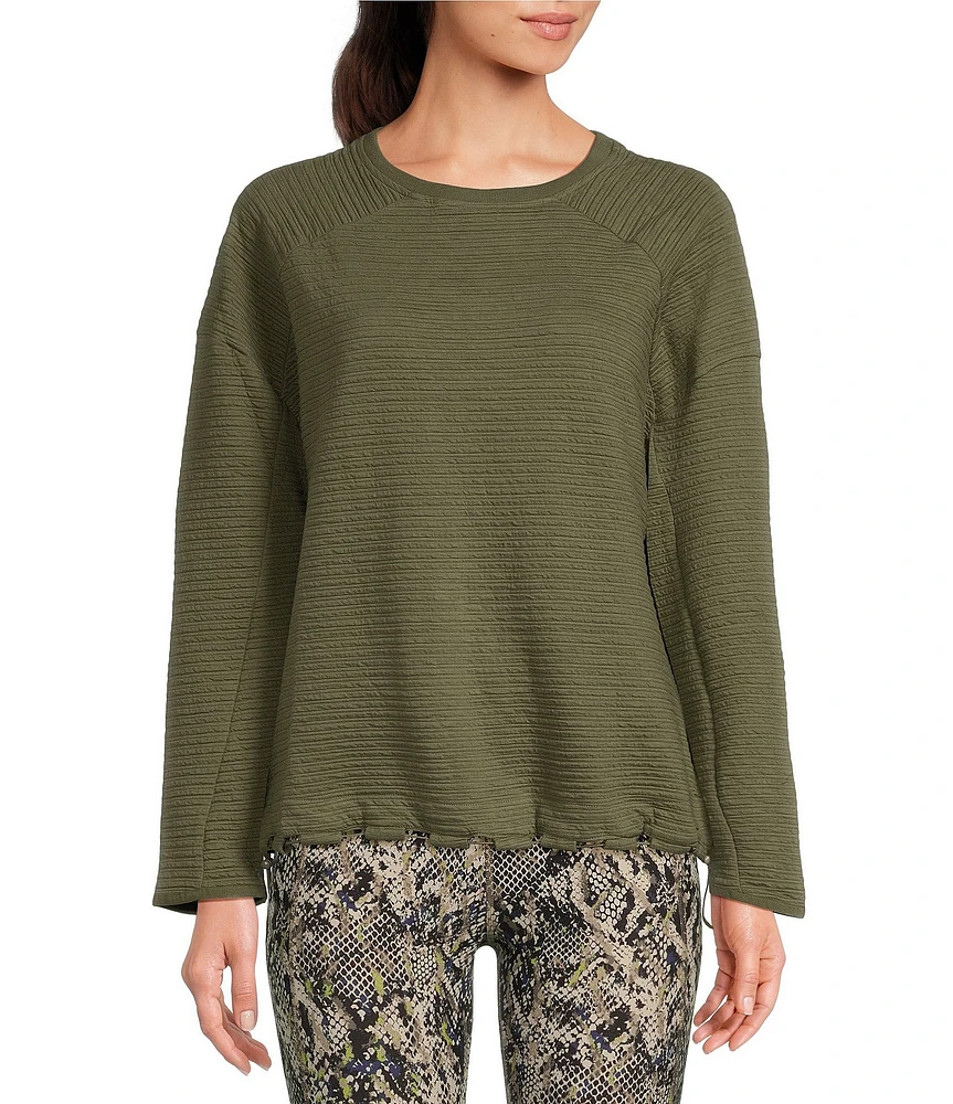 Kinesis Bungee Hem Long Sleeve Crew Neck Sweatshirt