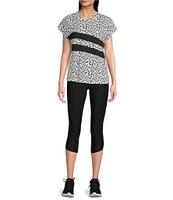 Kinesis Color Block Cap Sleeve Tee