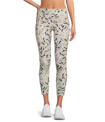 Kinesis High Rise Omega Print 7/8 Moisture Wicking Leggings
