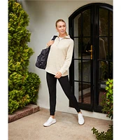 Kinesis High Rise Slim Sueded Jersey Moisture Wicking Pull-On Joggers