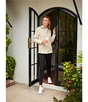 Kinesis High Rise Slim Sueded Jersey Moisture Wicking Pull-On Joggers