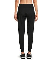 Kinesis High Rise Slim Sueded Jersey Moisture Wicking Pull-On Joggers