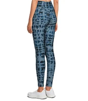 Kinesis High Rise Tie Dye Print Ankle Leggings