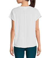 Kinesis Knit Cap Sleeve Crew Neck Tee