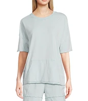 Kinesis Knit Short Sleeve Raw Edge Coordinating Tee