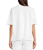 Kinesis Knit Short Sleeve Raw Edge Coordinating Tee