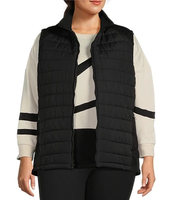 Kinesis Plus Size Full Zip Quilted Vest