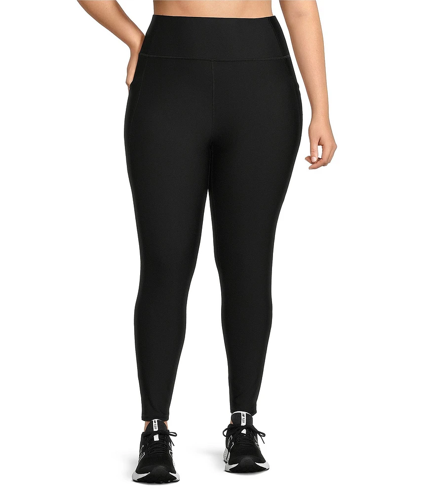 Kinesis Plus Size High Rise Moisture Wicking Ankle Leggings