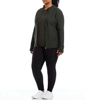 Kinesis Plus Size High Rise Moisture Wicking Ankle Leggings