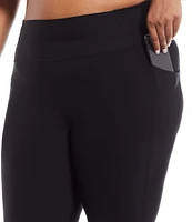 Kinesis Plus Size High Rise Moisture Wicking Ankle Leggings