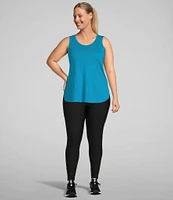 Kinesis Plus Size High Rise Moisture Wicking Ankle Leggings