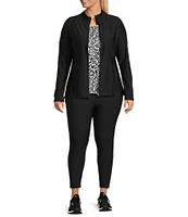 Kinesis Plus Size Performance Zip Front Long Sleeve Jacket