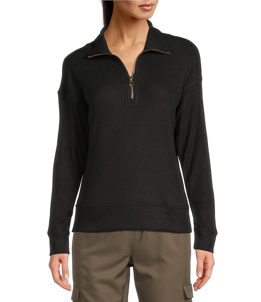 Kinesis Rib Half Zip Long Sleeve Pullover