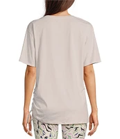 Kinesis Short Sleeve Ruched Side Tee