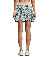 Kinesis Sko Po Tropical Flower Print Flowy A-Line Skirt