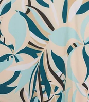 Kinesis Sko Po Tropical Flower Print Flowy A-Line Skirt