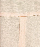Kinesis V-Neck Raw Edge Dolman Tee